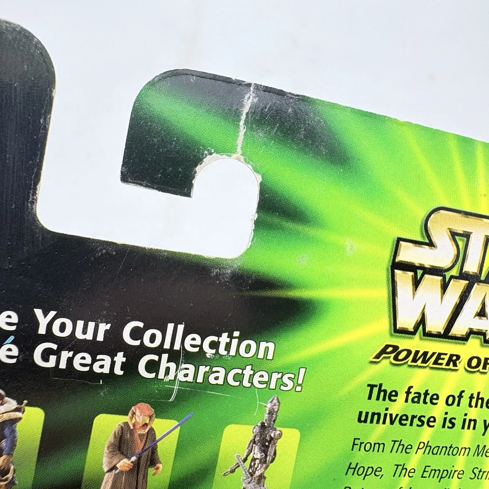 星球大战绝地武士力量 3.75 英寸可动人偶 6 件 Luke Obi-Wan Madak 2000 — 第 4/4 张图片
