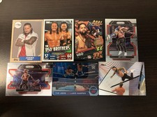 WWE Usos 7 Card Lot Jimmy & Jey Uso Italian Card Finest Prizm pro wrestling