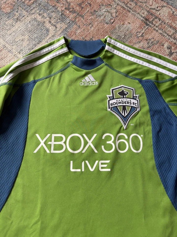Camiseta de fútbol juvenil Adidas Seattle Sounders 2008 "Xbox 360" Foto 3 de 4