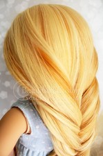 Beautifully Custom 11 Wig Fits AMERICAN GIRL/Others Delight Butterscotch Cream
