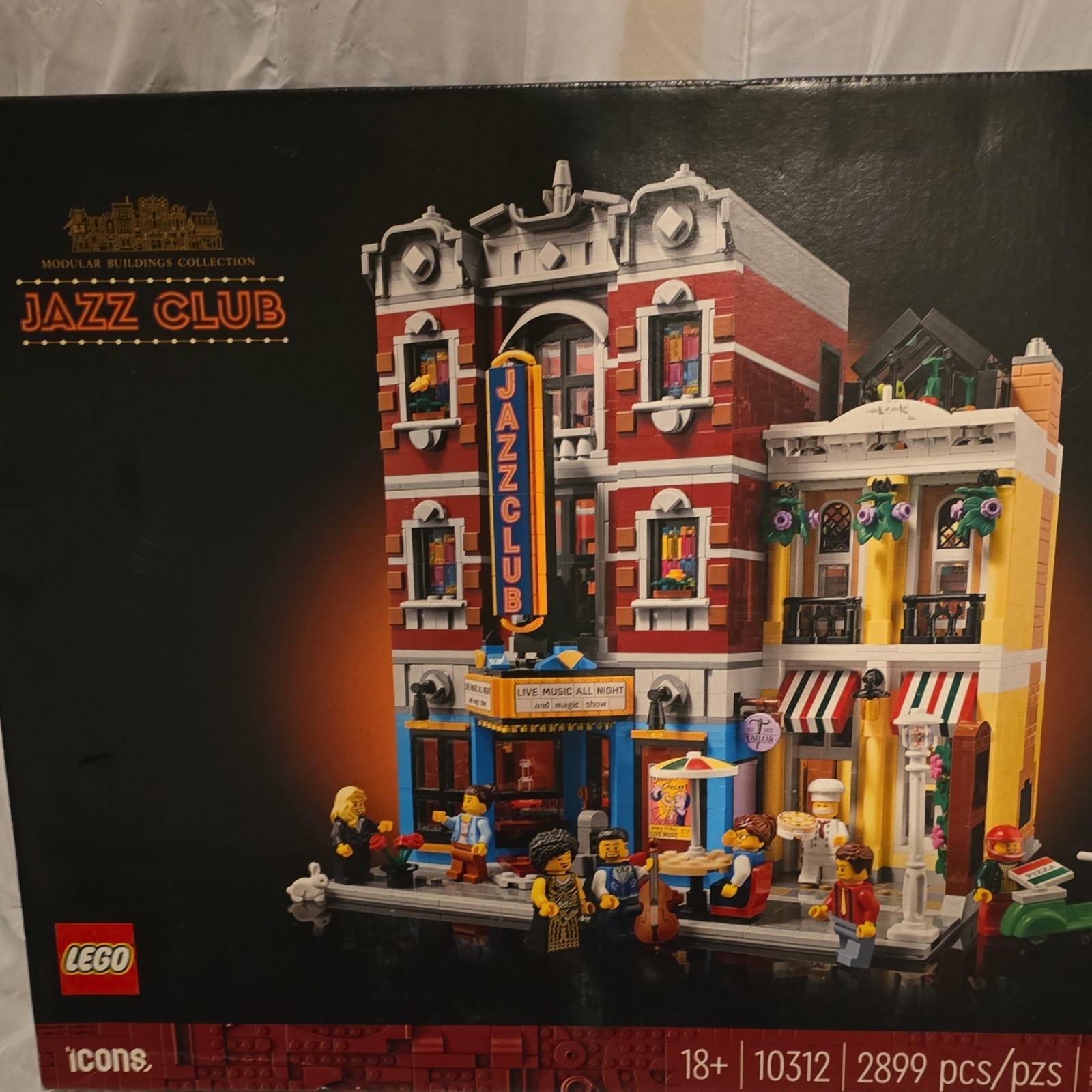 LEGO Jazz Club 10312 Icons Modular Buildings Collection Complete Set 2899 Pieces