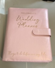 Pink Wedding Planner Book Used But Never USED No Writing
