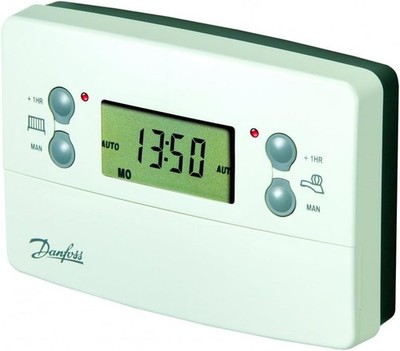 Original Danfoss 2 Kanal Heizung & Warmwasser elektronischer Programmierer 7 Tage FP715Si