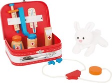 small foot 10864 "Veterinarian" wooden animal doctor's case, incl. accessories (