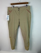 Piper By Smartpak Pants Womens 38R  Beige Breeches Equestrian Horse Riding