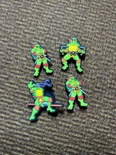 Teenage Mutant Ninja Turtles Shoe Charms Set of 4 Multicolor Leonardo
