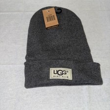 NEW UGG UNISEX HAT ONE SIZE CHARCOAL COLOR WITH TAG