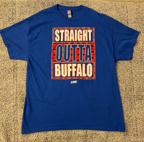 Straight Outta Buffalo XL T-Shirt Buffalo Bills Josh Allen