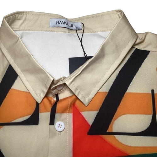 Hawalili Mens 2XL Cool Modern Jazz Theme Soft Polyester NEW - Picture 4 of 8