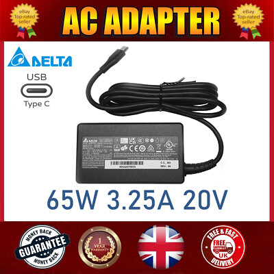 ADAPTER LADEGERÄT FÜR HP, DELL, ASUS, LENOVO, XIAOMI, ACER 65 W USB C TYP-C
