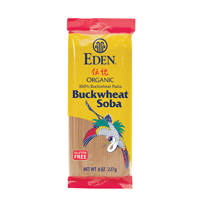 , 100% Organic Buckwheat Soba Pasta, Gluten Free, Traditionally Made in Japan, 8