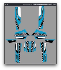 Fits BANSHEE YAMAHA GRAPHIC KIT STICKERS GRAPHIC KIT DECAL PEGATINAS 350