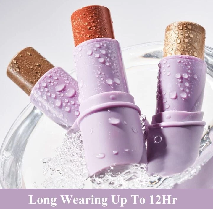 4-Piece Cream Contour & Blush Makeup Set – Highlighter + Bronzer + Moisturizer - Image 4 of 4