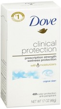 Dove Clinical Protection Antiperspirant Deodorant For Sweat And Odor Protection