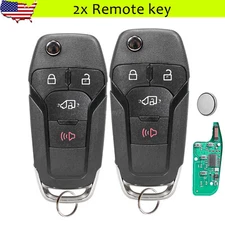 2 for 2019 2020 2021 2022 FORD TRANSIT CONNECT FLIP REMOTE CAR KEY FOB 164-R8236