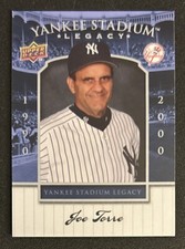 2008 Upper Deck Yankee Stadium Legacy Joe Torre #78 VG