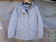Mountain Warehouse Chamonix Light Grey Thick Padded Ski Jacket Coat Size 14