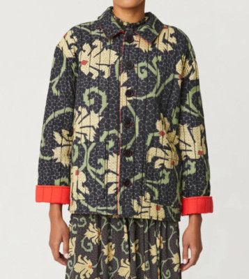 Damen Frauen Jacke Mantel Größe S Rhode Wesley gesteppt Baumwolle Mosiac Blossom