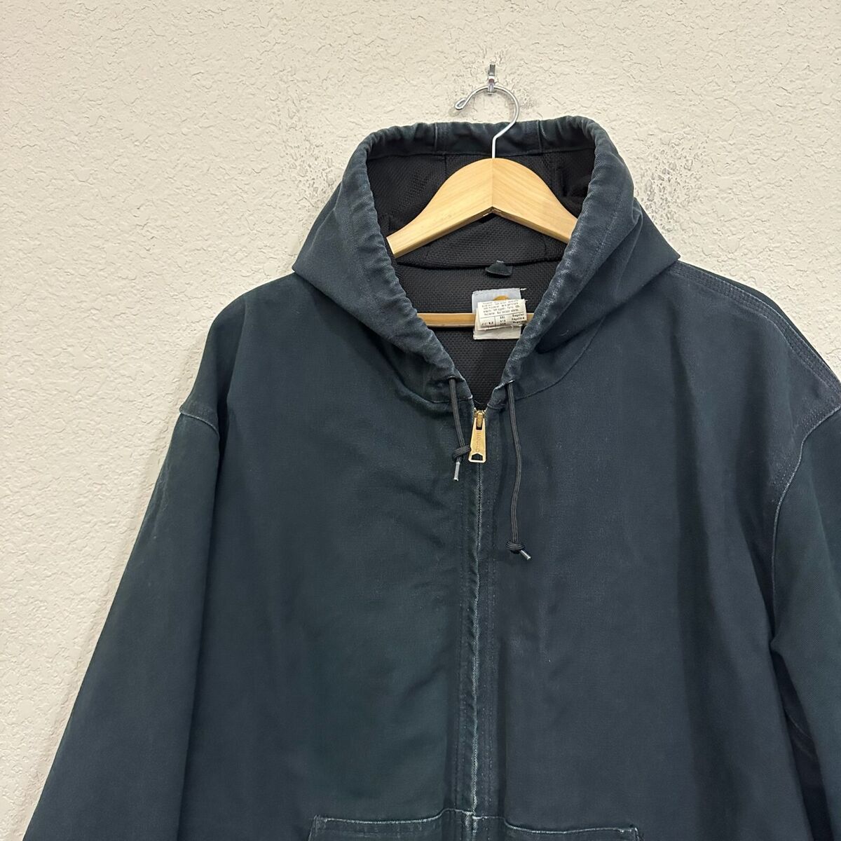 VINTAGE Y2K CARHARTT Hooded Full-Zip Lined Bomber Jacket VINTAGE Y2K CARHARTT Hooded Full-Zip Lined Bomber Jacket