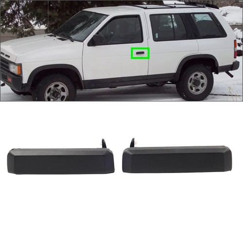 2x Black Front Door Handle Set For 1996-2000 Honda Civic – Left & Right, Direct Fit