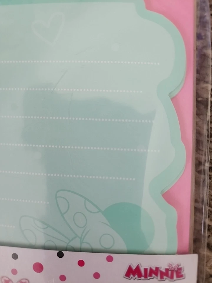 Juego de 8 tarjetas de agradecimiento de Disney Minnie Mouse con sobres y sellos rosas Foto 4 de 4