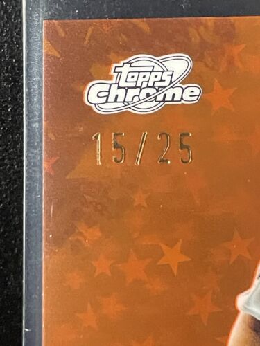 RILEY GREENE 2024 Topps Cosmic STARFRACTOR ORANGE /25 SP Detroit Tigers RC lotto 6 - Foto 3 di 14