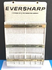 VINTAGE ADVERTISING EVERSHARP PARKER PEN STORE DISPLAY 
