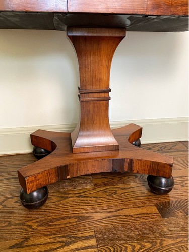 Antique English Rosewood Card Table - Picture 8 of 8