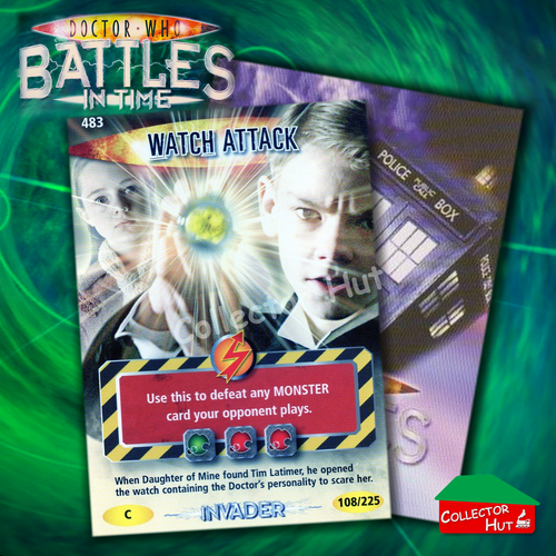 DOCTOR WHO Battles in Time #376-600 INVADER RARE & COMMON CARDS YOU CHOOSE - Picture 102 of 212