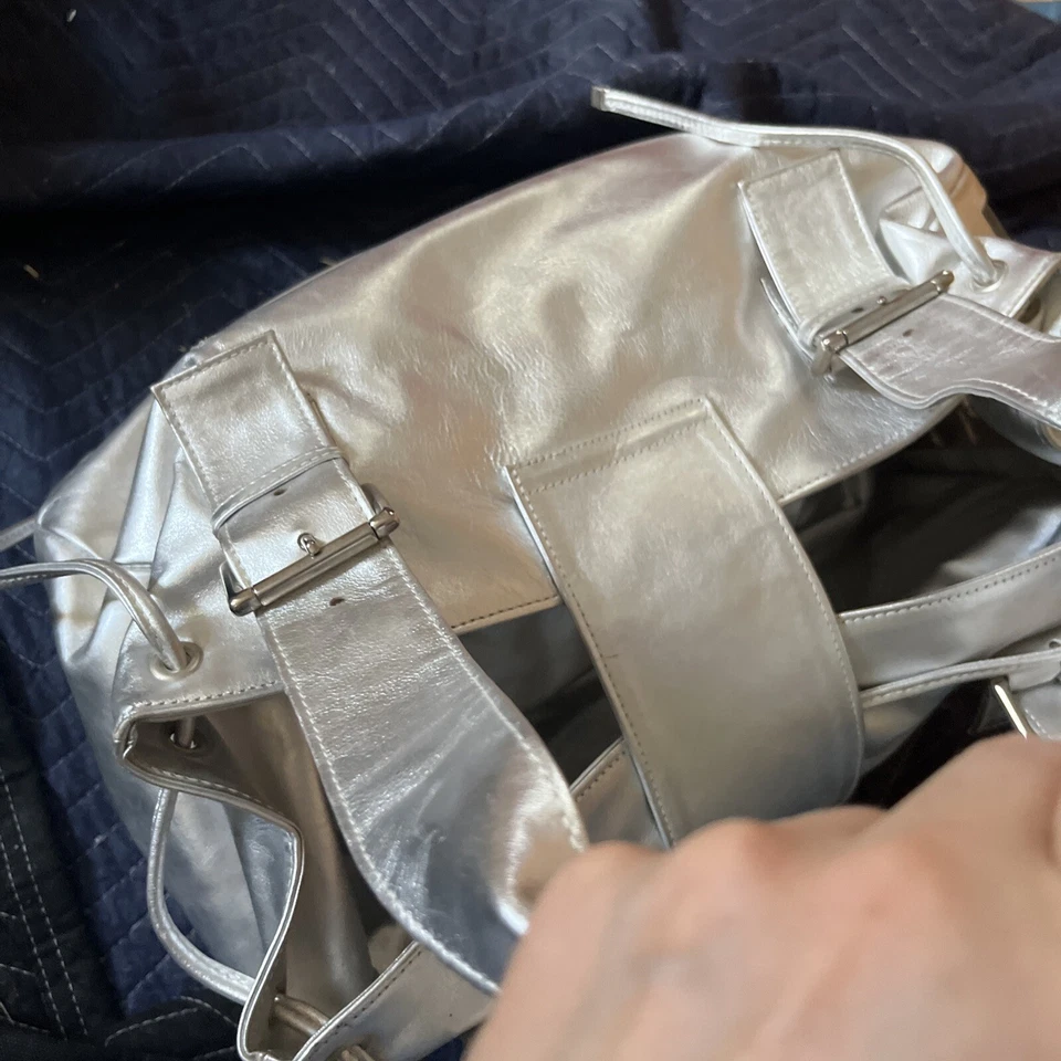 Dog Cat Designer Bag Carrier Silver Studs Small Custom Made - Image 4 of 4