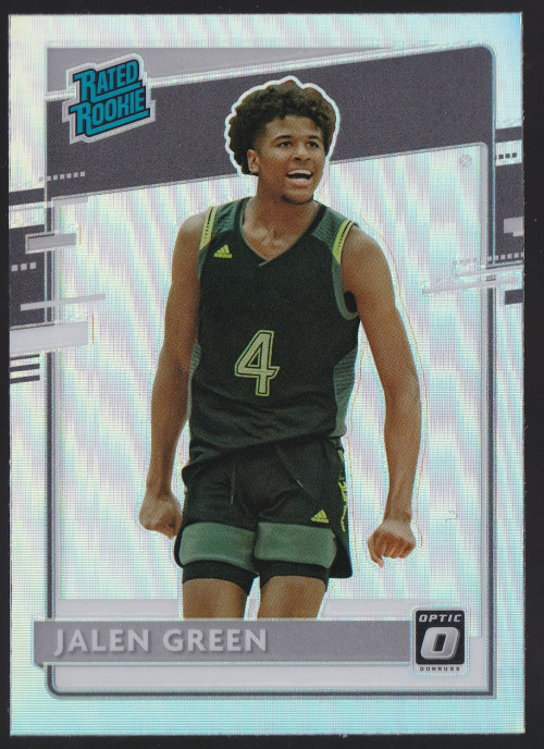 2021-22 Panini Chronicles Draft Picks Holo #204 Jalen Green Donruss Optic - NM