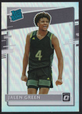 2021-22 Panini Chronicles Draft Picks Holo #204 Jalen Green Donruss Optic - NM