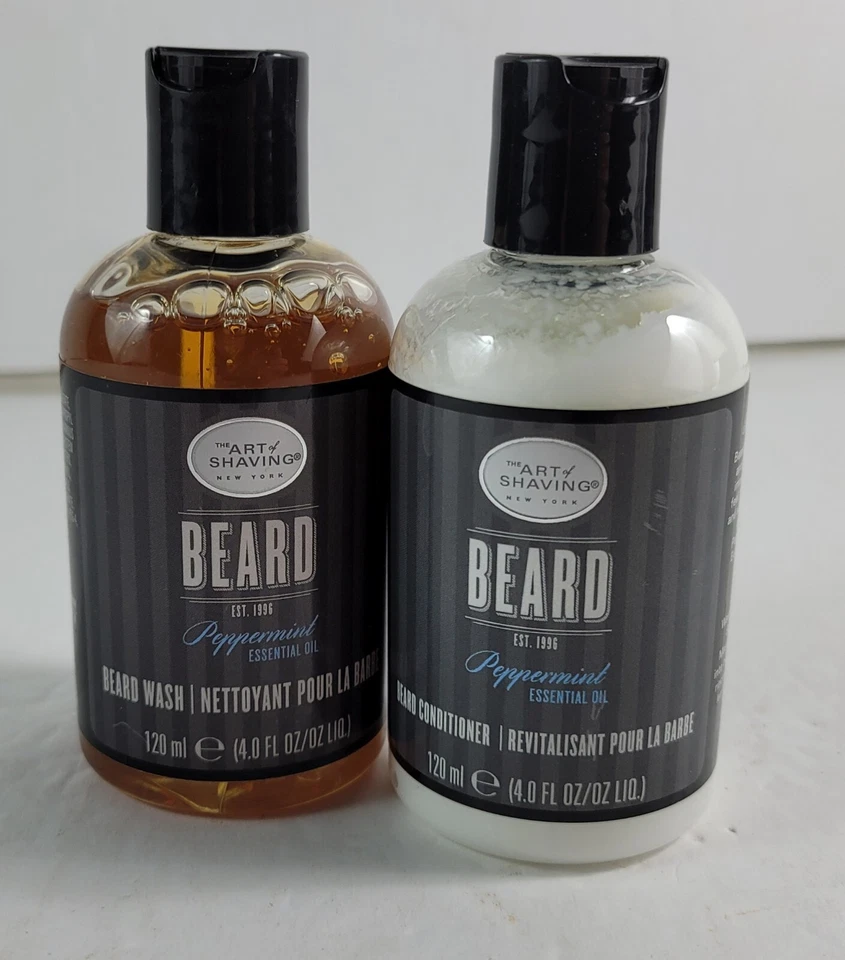 The Art of Shaving Set - Peppermint Beard Wash, Conditioner, Oil & Shaving Cream - Image 2 of 4