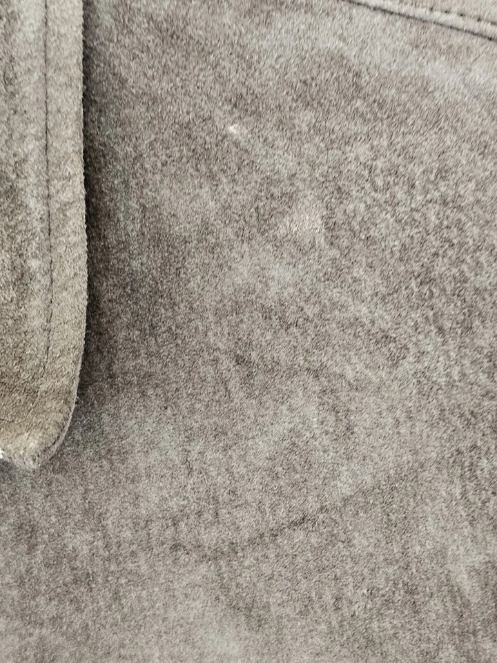 Chaqueta deportiva Jones New York para mujer gamuza cuero verde cremallera talla grande Y2k Foto 3 de 4