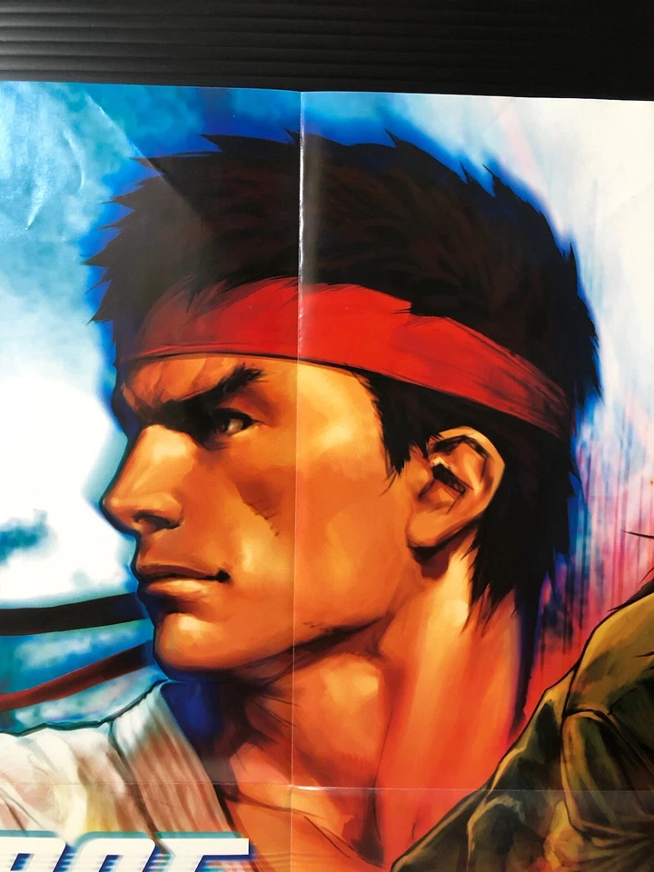 SNK vs CAPCOM SVC CHAOS / KYO&KEN : 2003 KOF•Street FighterII Poster (Fold:NM - Image 4 of 4