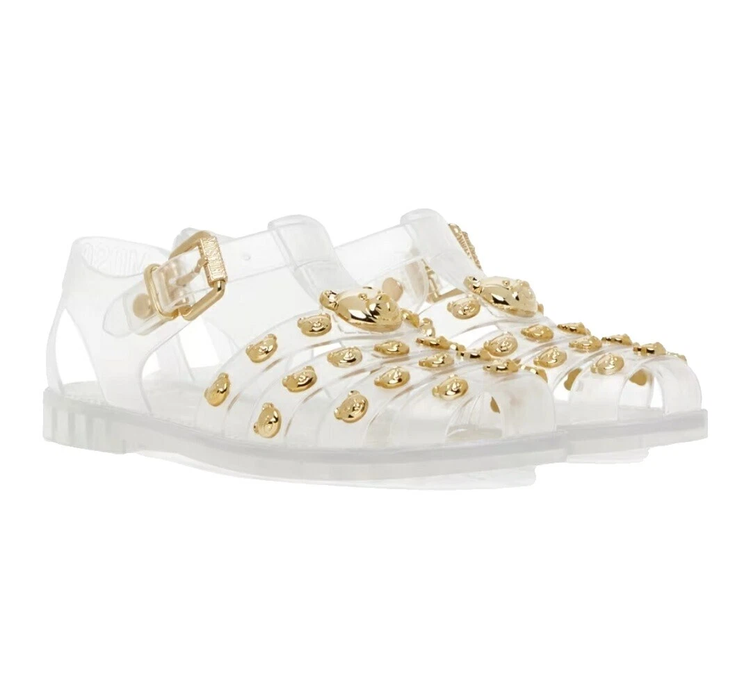 铆钉橡胶凉鞋女