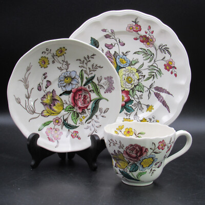 Spode Copeland Salad Plate, Cup Saucer, Gainsborough, Piece, England 
