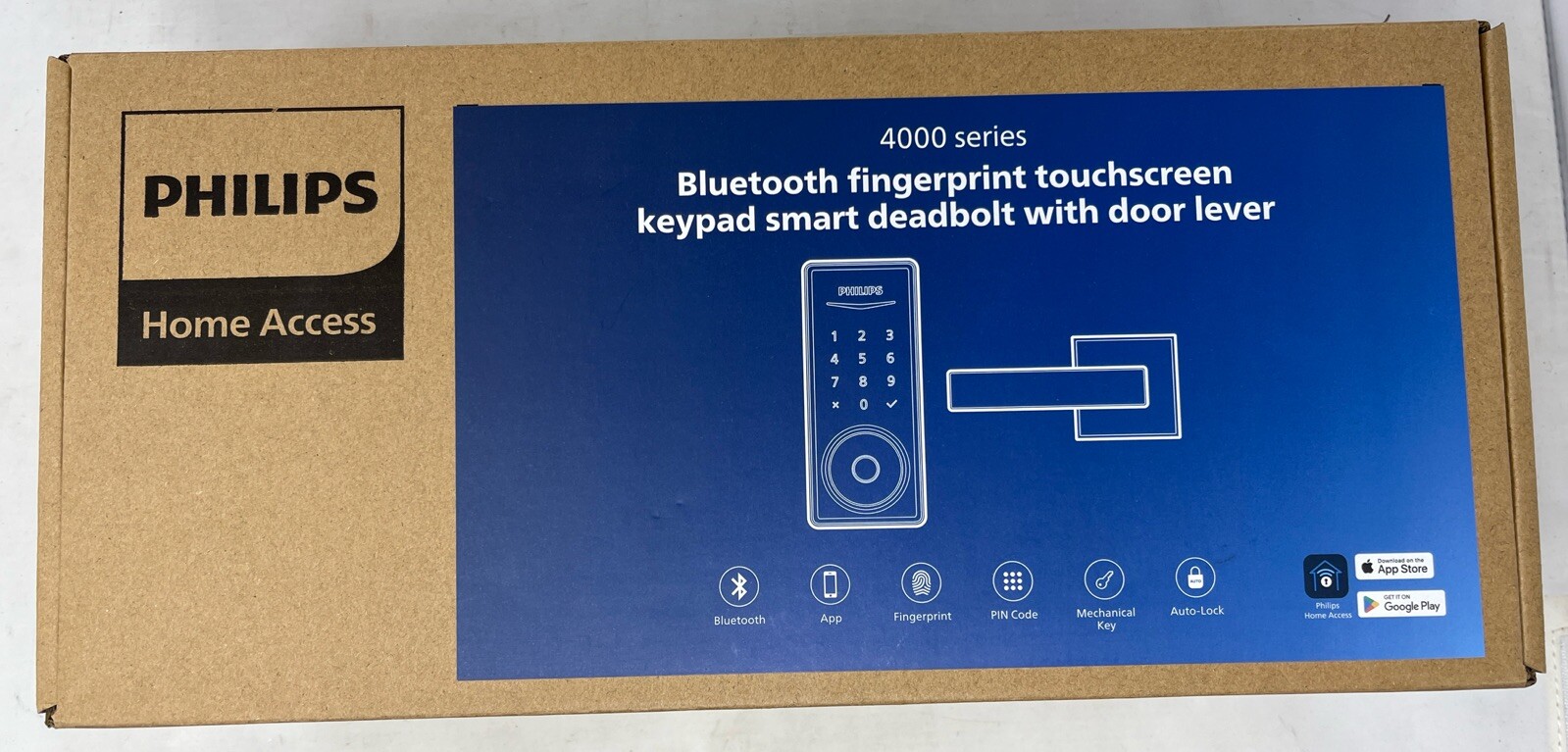 Philips 4000 Series Smart Lock with Fingerprint Access for Homes Brand New  