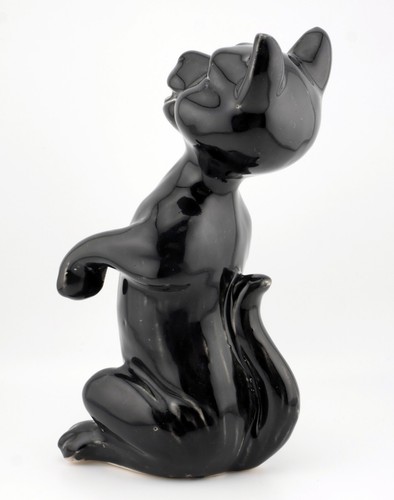 Lovely Vintage Smiling Black Cat Figurine - Foto 3 di 4