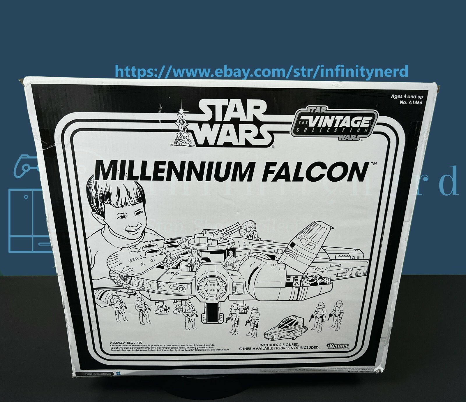 Star Wars Vintage Collection Millennium Falcon Toys R Us Exclusive 2012 eBay