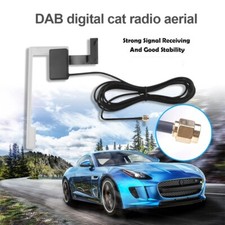 Antenne Numérique DAB+Active pour pare-brise de voiture,pour Autoradio SMA M