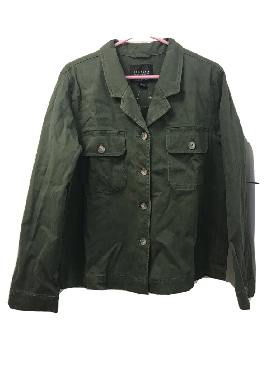 Sanctuary army green jacket clearance