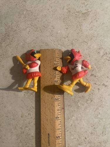 Figurine Fredbird St. Louis Cardinals   Plastic Figurines 1980s Lot Of 3 - Picture 4 of 10