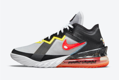 Nike Lebron 18 XVIII Low Space Jam Sylvester vs Tweety Basketball Sneakers