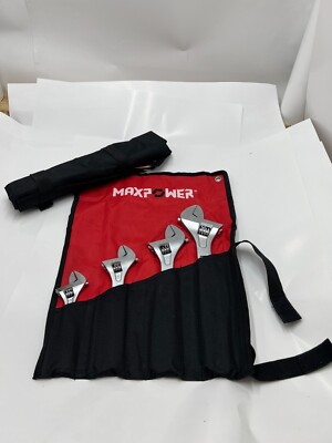 Maxpower 4 pieces Adjustable Wrench Size 6 Inch, 8 Inch, 10 Inch, 12 Inch Metric