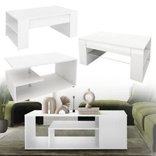Tavolini da caffè salotto divano bianco moderno tavoli diversi per soggiorno