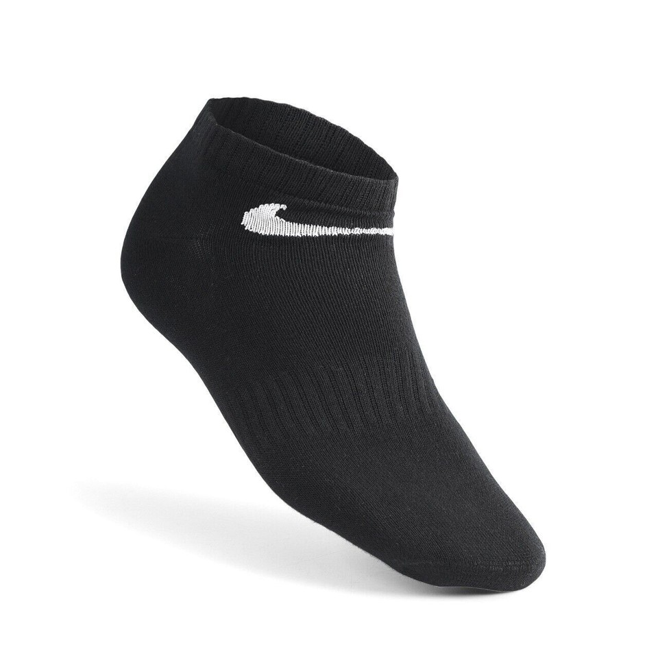 3/6/9/12 Pairs Nike Mens Trainer Socks Ankle Cotton Low Cut No Show