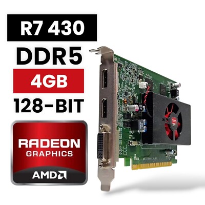 RADEON R7 430 4GB PCI-E/ DDR5 Grafikkarte 
