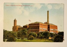 Vintage Postcard Bureau of Engraving and Printing Washington DC Unposted