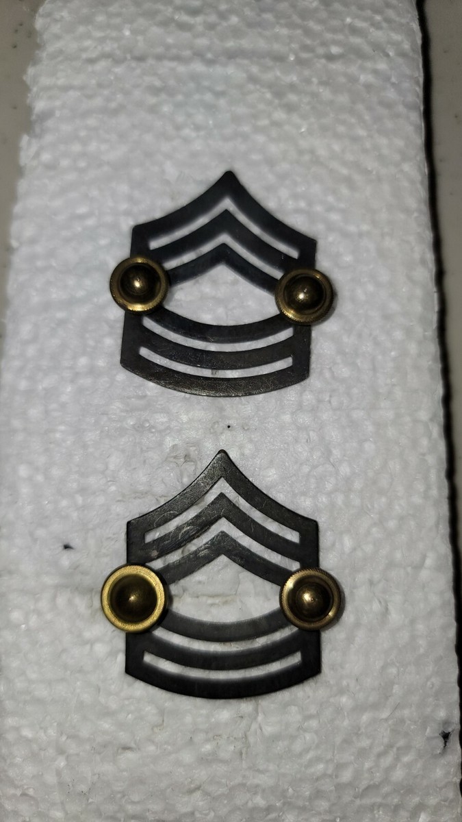 トップス U.S. MARINE CORPS 60s USMC K1487 1950s 60s US Marine Corps USMC Rank Master Sergeant